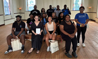 ECSU students at a Sojourn for Harriet Jacobs